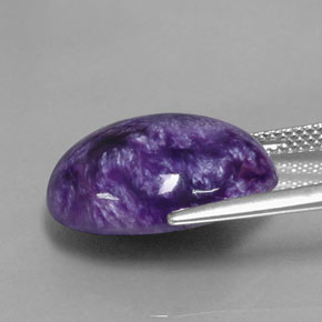 Charoite Gemstone in 18 x 13 mm (calibrated) Size for Sale, Charoite Stone in Violet Color