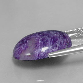 Charoite Gemstone in 18 x 13 mm (calibrated) Size for Sale, Charoite Stone in Violet Color