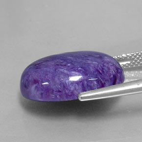 Charoite Gemstone in 18 x 13 mm (calibrated) Size for Sale, Charoite Stone in Violet Color