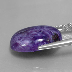 Charoite Gemstone in 18 x 13 mm (calibrated) Size for Sale, Charoite Stone in Violet Color