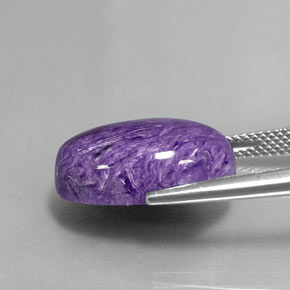 Charoite Gemstone in 18 x 13 mm (calibrated) Size for Sale, Charoite Stone in Violet Color