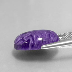 Charoite Gemstone in 18 x 13 mm (calibrated) Size for Sale, Charoite Stone in Violet Color