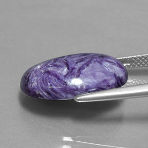 Charoite Gemstone in 18.2 x 13.3 mm Size for Sale, Charoite Stone in Violet Color