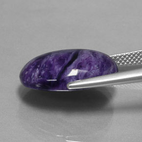 Charoite Gemstone in 18 x 13 mm (calibrated) Size for Sale, Charoite Stone in Violet Color