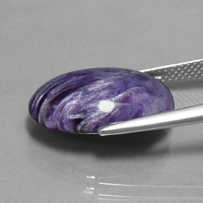 Charoite Gemstone in 18.2 x 13.3 mm Size for Sale, Charoite Stone in Violet Color