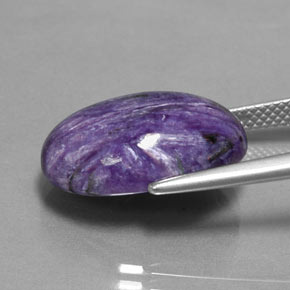 Charoite Gemstone in 18 x 13 mm (calibrated) Size for Sale, Charoite Stone in Violet Color