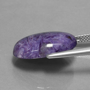 Charoite Gemstone in 18 x 13 mm (calibrated) Size for Sale, Charoite Stone in Violet Color