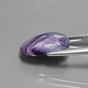Charoite Gemstone in 14.7 x 10.9 mm Size for Sale, Charoite Stone in Violet Color