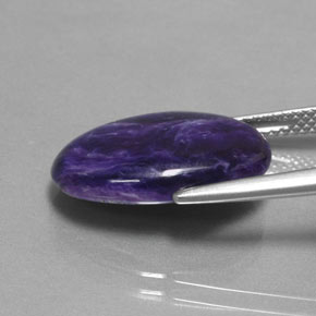 Charoite Gemstone in 18 x 13 mm (calibrated) Size for Sale, Charoite Stone in Violet Color