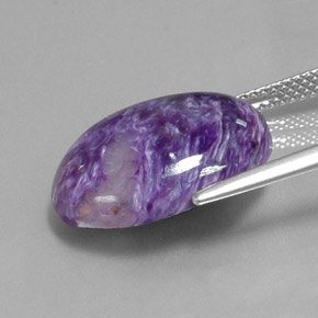 Charoite Gemstone in 18 x 13 mm (calibrated) Size for Sale, Charoite Stone in Violet Color