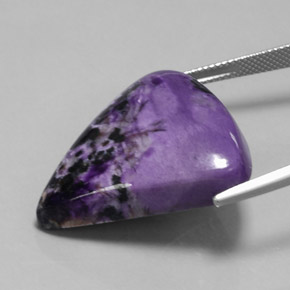 Charoite Gemstone in 29.1 x 26.1 mm Size for Sale, Charoite Stone in Violet Color