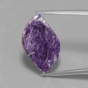 9.50 ct Violet Charoite Gemstone, Charoite Gem in Fancy Cabochon Shape for Sale.