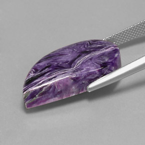 Charoite Gemstone in 26.1 x 14 mm Size for Sale, Charoite Stone in Violet Color