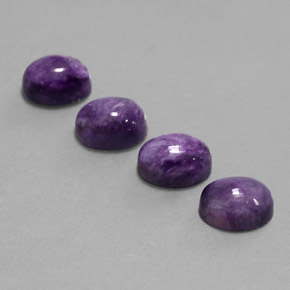 Charoite Gemstone in 8 x 6 mm (calibrated) Size for Sale, Charoite Stone in Violet Color