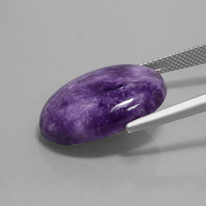 Charoite Gemstone in 22.1 x 16.2 mm Size for Sale, Charoite Stone in Violet Color