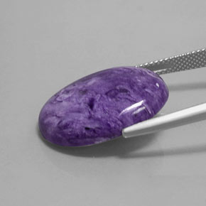 Charoite Gemstone in 22.1 x 16 mm Size for Sale, Charoite Stone in Violet Color