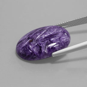 Charoite Gemstone in 22.1 x 16.2 mm Size for Sale, Charoite Stone in Violet Color