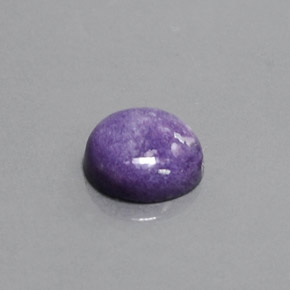 3.11 ct Violet Charoite Stone, Natural Charoite in Round Cabochon Shape for Sale