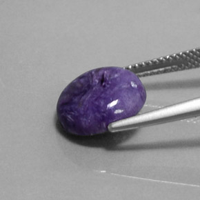 Charoite Gemstone in 11 mm (calibrated) Size for Sale, Charoite Stone in Violet Color