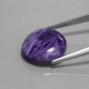 Charoite Gemstone in 14 mm (calibrated) Size for Sale, Charoite Stone in Violet Color