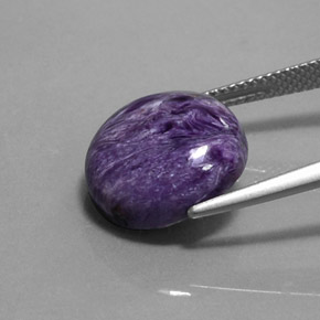 Charoite Gemstone in 14 mm (calibrated) Size for Sale, Charoite Stone in Violet Color