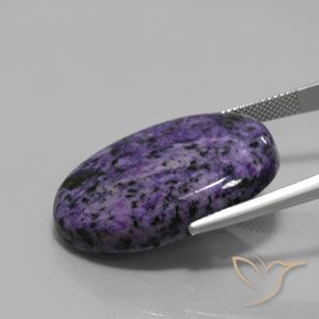 Charoite Gemstone in 29.9 x 20.6 mm Size for Sale, Charoite Stone in Deep Violet Color
