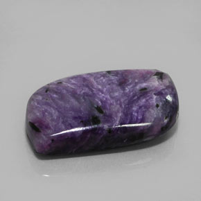 29.51 ct Violet Charoite Stone, Natural Charoite in Fancy Cabochon Shape for Sale