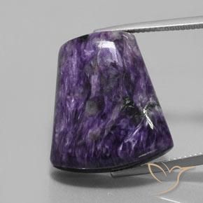 32.77 ct Fancy Charoite, 22.5 x 20 mm From Russia, Photo A