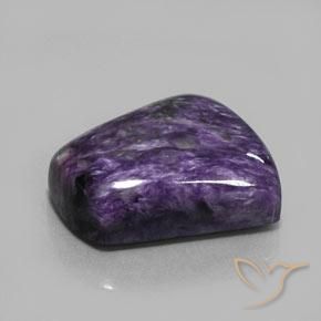 32.77 ct Violet Charoite Stone, Natural Charoite in Fancy Cabochon Shape for Sale