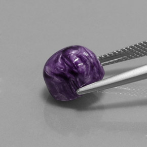 Charoite Gemstone in 10.2 x 8.3 mm Size for Sale, Charoite Stone in Violet Color