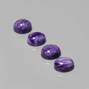 Charoite Gemstone in 9 x 7 mm (calibrated) Size for Sale, Charoite Stone in Violet Color