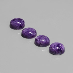 Charoite Gemstone in 9 x 7 mm (calibrated) Size for Sale, Charoite Stone in Violet Color