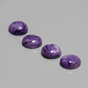 Charoite Gemstone in 10 x 8 mm (calibrated) Size for Sale, Charoite Stone in Violet Color