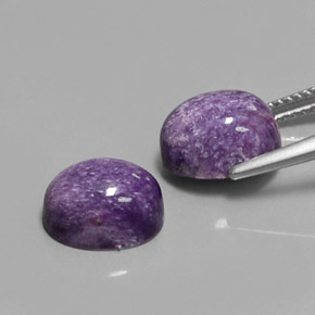 Charoite Gemstone in 10 x 8 mm (calibrated) Size for Sale, Charoite Stone in Violet Color