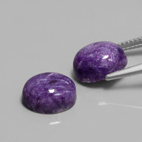 Charoite Gemstone in 10 x 8 mm (calibrated) Size for Sale, Charoite Stone in Violet Color