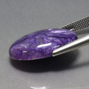 Charoite Gemstone in 22.1 x 16.1 mm Size for Sale, Charoite Stone in Violet Color