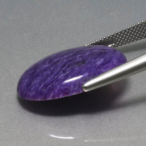 Charoite Gemstone in 22.1 x 16.2 mm Size for Sale, Charoite Stone in Violet Color