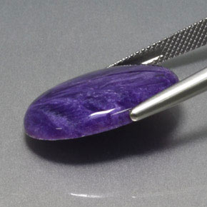 Charoite Gemstone in 22.2 x 16.3 mm Size for Sale, Charoite Stone in Violet Color