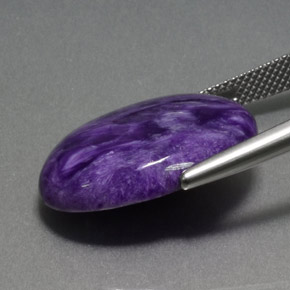 Charoite Gemstone in 22.2 x 16.2 mm Size for Sale, Charoite Stone in Violet Color