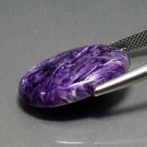 Charoite Gemstone in 22.2 x 16.1 mm Size for Sale, Charoite Stone in Violet Color