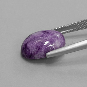 Charoite Gemstone in 14 x 10 mm (calibrated) Size for Sale, Charoite Stone in Violet Color