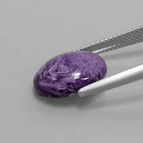 Charoite Gemstone in 14 x 11 mm Size for Sale, Charoite Stone in Violet Color