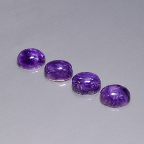 8.50 ct Violet Charoite Gemstone, Charoite Gem in Oval Cabochon Shape for Sale.