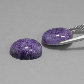 Charoite Gemstone in 14 x 10 mm (calibrated) Size for Sale, Charoite Stone in Violet Color