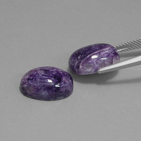 Charoite Gemstone in 14 x 10 mm (calibrated) Size for Sale, Charoite Stone in Violet Color