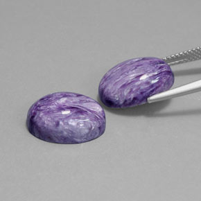 Charoite Gemstone in 14 x 10 mm (calibrated) Size for Sale, Charoite Stone in Violet Color