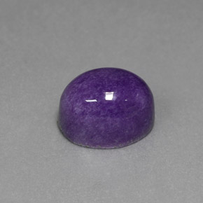 4.31 ct Violet Charoite Stone, Natural Charoite in Oval Facet Shape for Sale