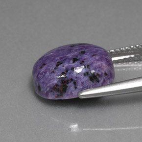 Charoite Gemstone in 12 x 10 mm (calibrated) Size for Sale, Charoite Stone in Violet Color