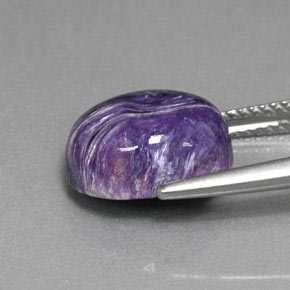 Charoite Gemstone in 12 x 10 mm (calibrated) Size for Sale, Charoite Stone in Violet Color