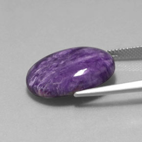 Charoite Gemstone in 20 x 15 mm (calibrated) Size for Sale, Charoite Stone in Violet Color
